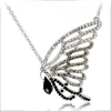 Fashion Glaring Diamond Butterfly Pendant Coat Chain,Necklace